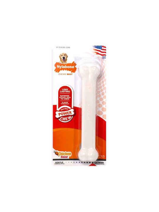 Nylabone Υφασμάτινο Παιχνίδι Κόκκαλο Σκύλου Μασητικό με Γεύση Κοτόπουλο Small 1τμχ