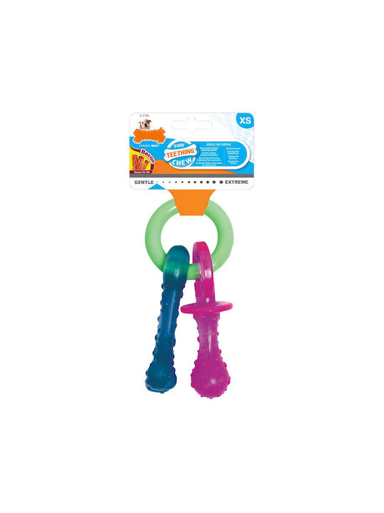 Nylabone Puppy Teething Pacifier Παιχνίδι για Κουτάβι Μασητικό με Γεύση Μπέικον XSmall 1τμχ