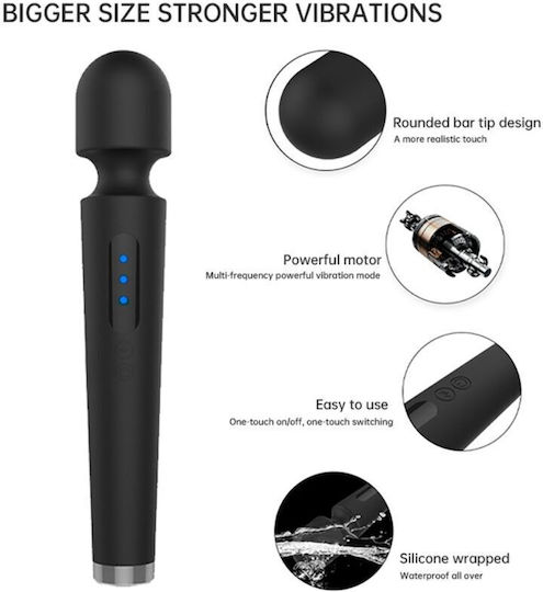 Armony Vibrator Massage Schwarz