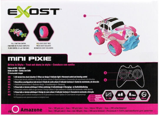 Exost Mini Pixie Ferngesteuertes Auto Stunt Rosa