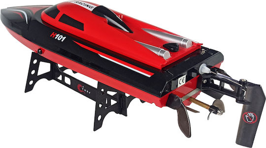 Lean Toys Powerboat H101 Teleghidat Navă Roșu