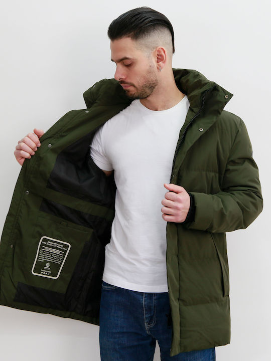 Winter Jacket Puffer Olive