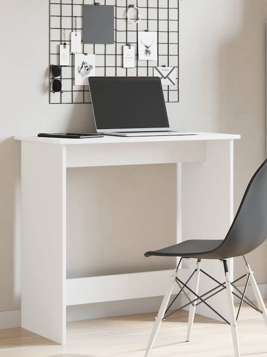 Desk Wooden White 80x40x75cm