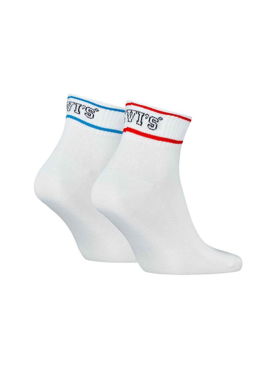 Levi's Cut Logo Socks White 2Pack