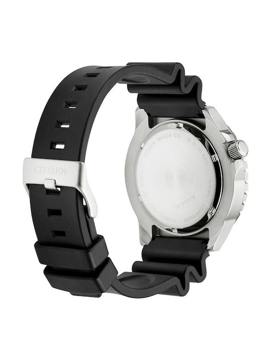 Citizen Promaster Marine Herrenuhr 46mm Automatisch mit Schwarz Kautschukarmband