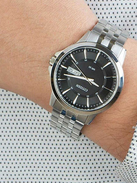 Citizen Ρολόι Μπαταρίας με Μεταλλικό Μπρασελέ Citizen Ρολόι Μπαταρίας με Μεταλλικό Μπρασελέ
