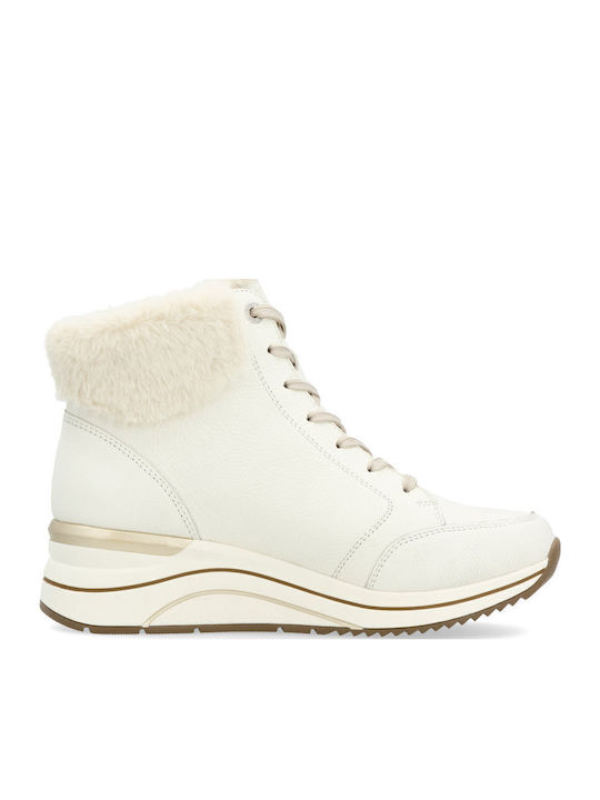 Women's Ankle Boots Platform White