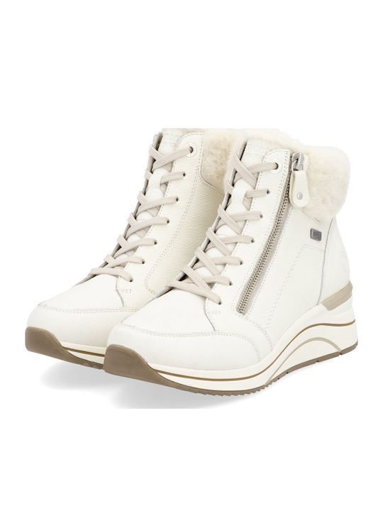 Women's Ankle Boots Platform White