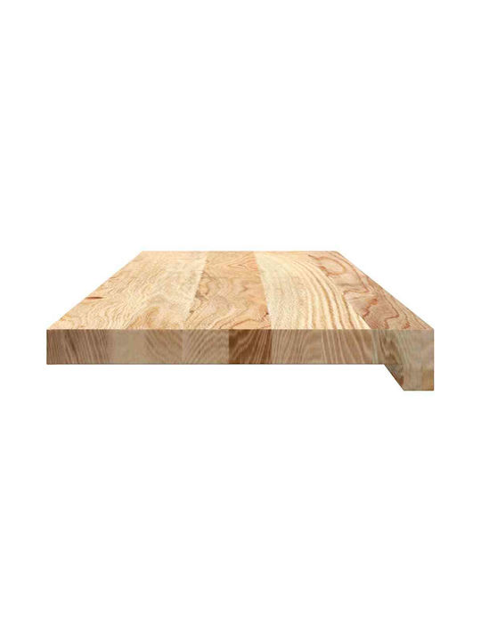 vidaXL Window Sill Wooden W70xH25cm