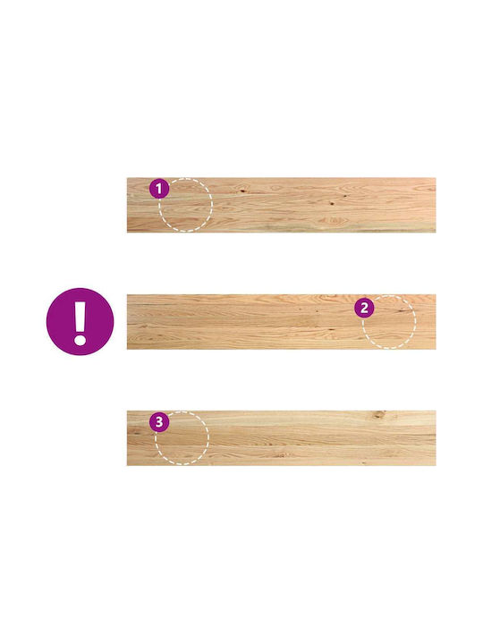 vidaXL Window Sill Wooden W140xH25cm