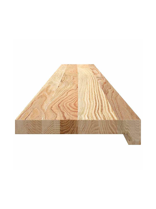vidaXL Window Sill Wooden W140xH20cm