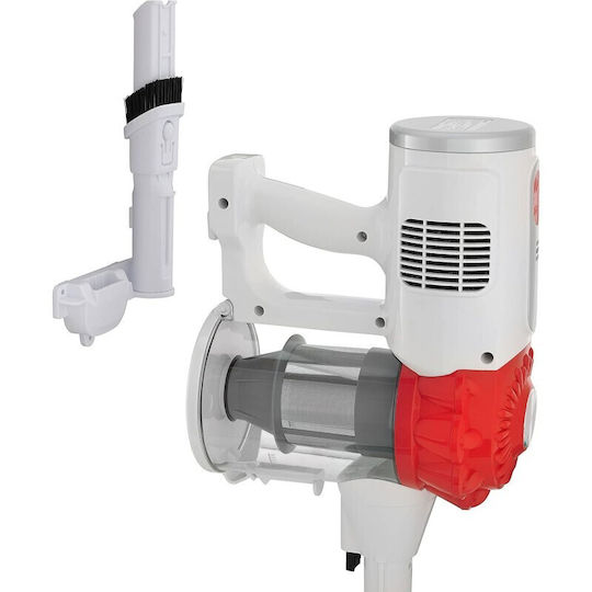 Zanussi Rechargeable 2 in 1 Stick & Handheld Vacuum 22.2V Red/Silver ZHS-32802