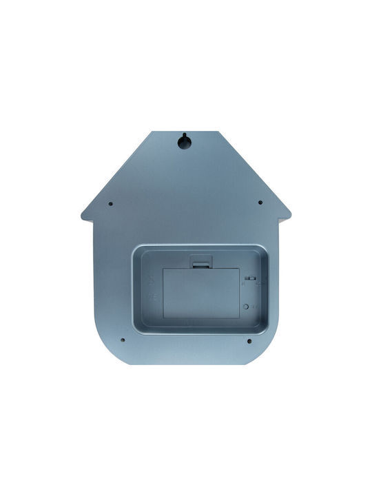 Karlsson Cuckoo Ρολόι Τοίχου Abs 21,5x8,5x41 I Metallic Dark Blue