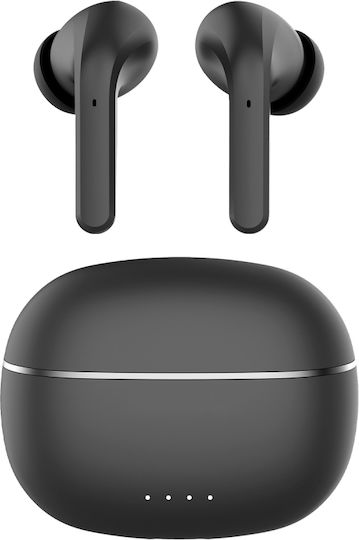 Forever In-ear Bluetooth Handsfree Căști cu Carcasă de Încărcare Negru