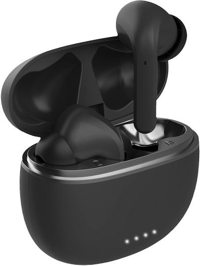 Forever In-ear Bluetooth Handsfree Căști cu Carcasă de Încărcare Negru