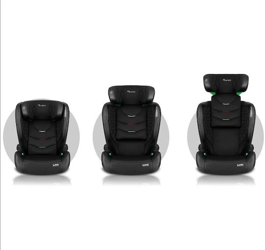 Nukido Louis Scaun Auto pentru Copii i-Size cu Isofix Negru 15-36 kg