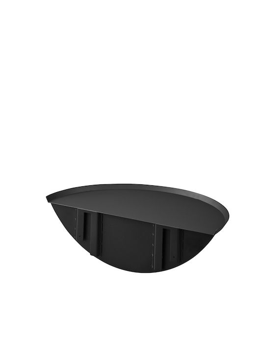 Yamazaki Wall Mounted Bathroom Shelf Metallic 40x22x11.7cm Black