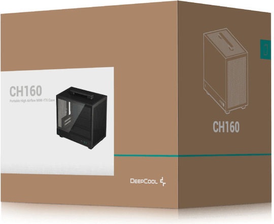 Deepcool CH160 Mini Tower Computer Case Black