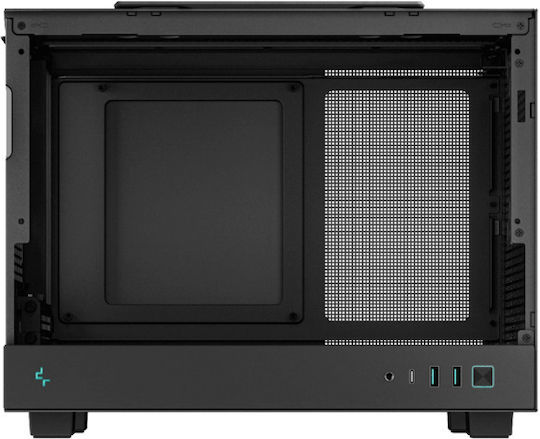 Deepcool CH160 Gaming Mini Tower Кутия За Компютър Със Страничен Прозорец Черна