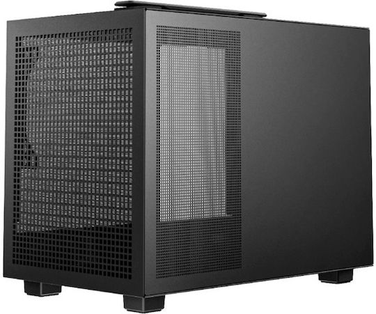 Deepcool CH160 Gaming Mini Tower Кутия За Компютър Със Страничен Прозорец Черна