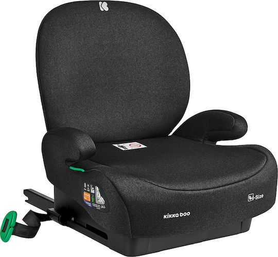 Kikka Boo i-Boost Καθισματάκι Αυτοκινήτου High-back Booster i-Size με Isofix Black