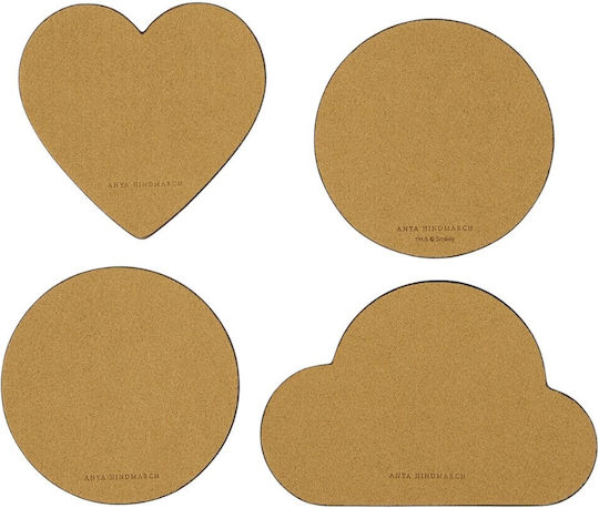 Anya Hindmarch Leather Coasters 4 Pieces