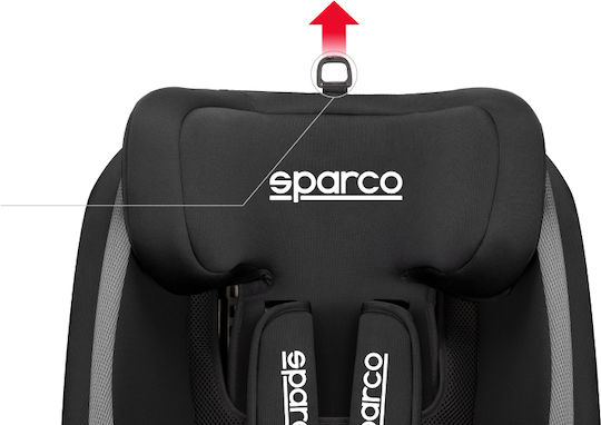 Sparco SK5000I Καθισματάκι Αυτοκινήτου i-Size με Isofix Red 9-36 kg