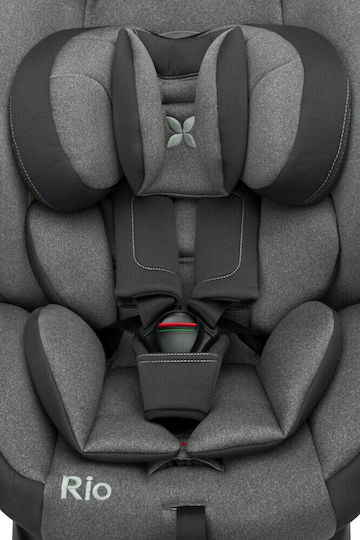 Caretero Rio Καθισματάκι Αυτοκινήτου i-Size με Isofix Grey