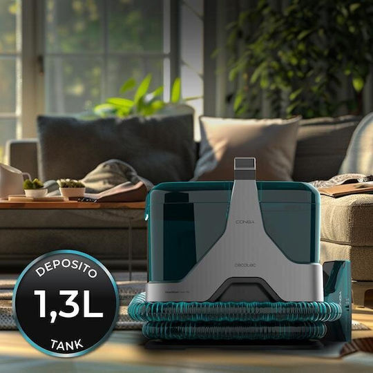 Cecotec Conga 6000 Carpet&Spot Clean XXL Advance Σκούπα Υγρών / Στερεών 600W με Πλαστικό Κάδο 1.3lt