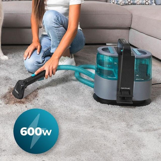 Cecotec Conga 4000 Carpet&Spot Clean XL Advance Vacuum Wet / Dry 600W with Plastic Bin 1.5lt