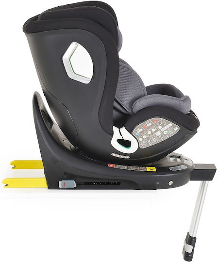 Cangaroo i-Smart Καθισματάκι Αυτοκινήτου i-Size με Isofix Black 0-36 kg