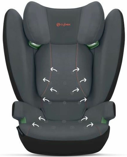 Cybex Solution B i-Fix Baby Car Seat High-back Booster i-Size with Isofix Steel Grey 15-50 kg