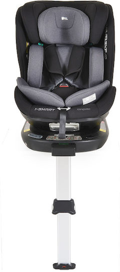 Cangaroo i-Smart Καθισματάκι Αυτοκινήτου i-Size με Isofix Black 0-36 kg