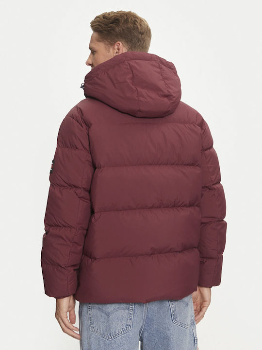 Tommy Hilfiger Essential Jacket Puffer Red Wine