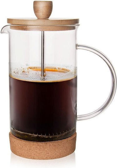 Orion Cafetieră French Press Oțel inoxidabil Maro 400ml