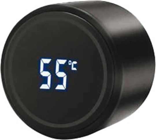 407515 Thermos Must 500ml Stainless Steel Temperature Indicator LED Rubber Texture Black