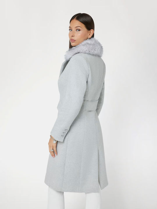 Guess Women's Wool Coat Gray