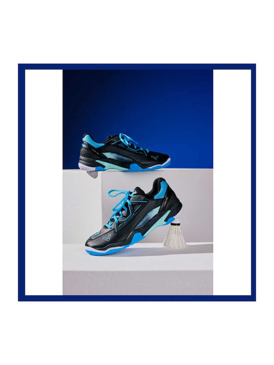Herren Sportschuhe Badminton Schwarz