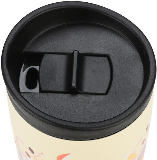 Estia Travel Mug Save The Aegean Рециклируем Чаша Термос Неръждаема стомана Без BPA 350мл Spring sonata