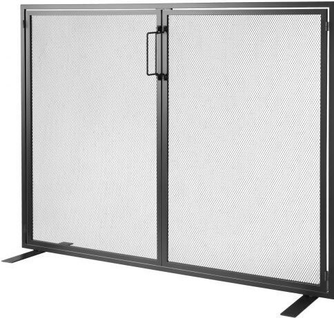 Vevor Ecran de protecție pentru șemineu din metal 99x78cm Gri