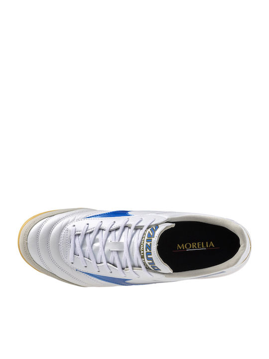 Mizuno Morelia Fußballschuhe Halle Silber