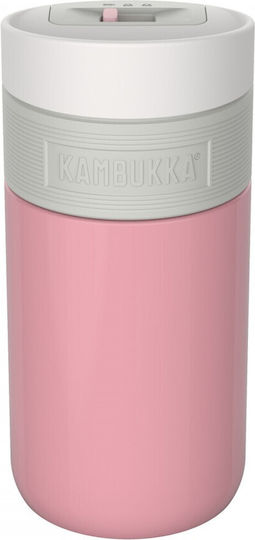Kambukka Etna Ποτήρι Θερμός Ανοξείδωτο 300ml Baby Pink με Επιστόμιο