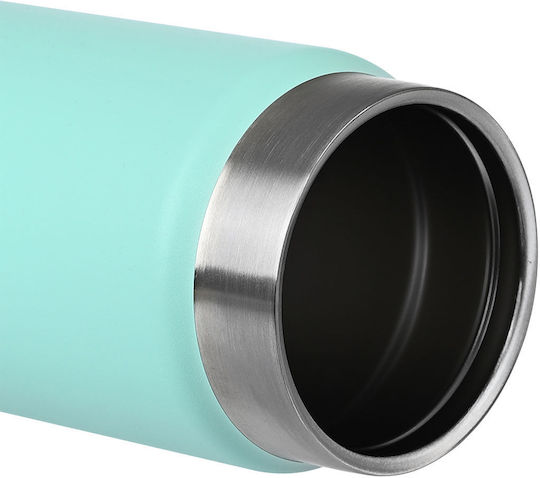 Estia Travel Chug Save the Aegean Bottle Thermos Stainless Steel 750ml Estia Travel Chug Save Aegean Bermuda Green with Loop