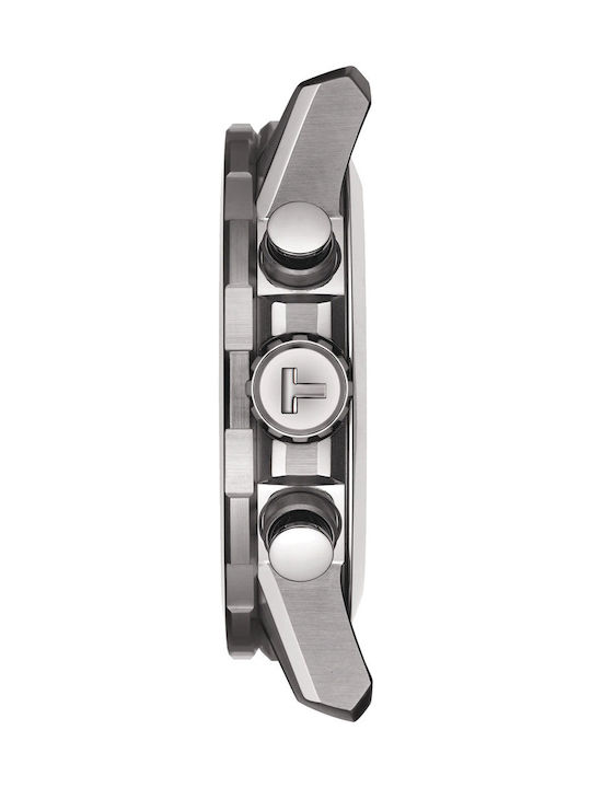 Tissot Supersport Ανδρικό Ρολόι 46mm Μπαταρίας με Καφέ Δερμάτινο Λουράκι