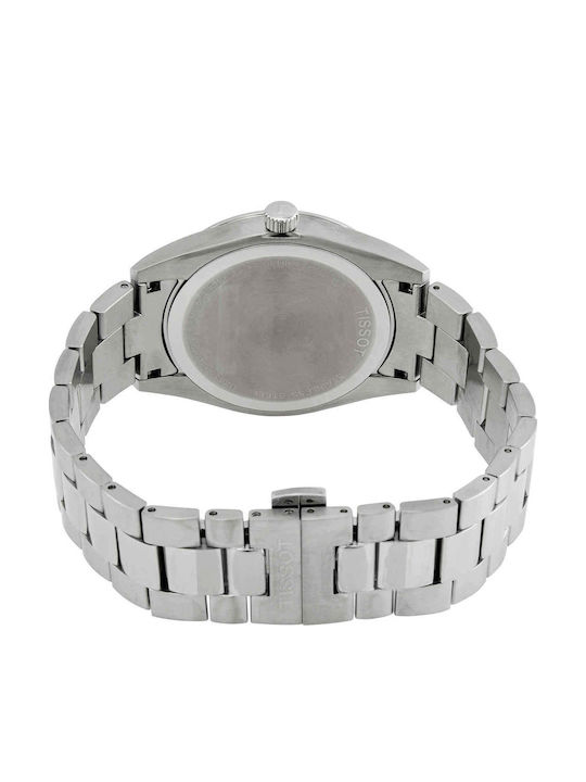Tissot T-Classic Ceas Bărbați 42.5mm cu Baterie și Brățară din Metal Argintie