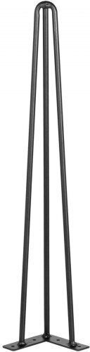 Set de 4 picioare de masă negre Vevor 16" pentru mobilier rezistent Tzzt4pcs16yc3g001v0