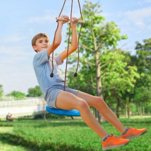 Vevor Zipline Set for Kids and Adults 52 Ft Up to 500 Lb Safety Harness Seat Handle Sshstj52ycnlkbc04v0