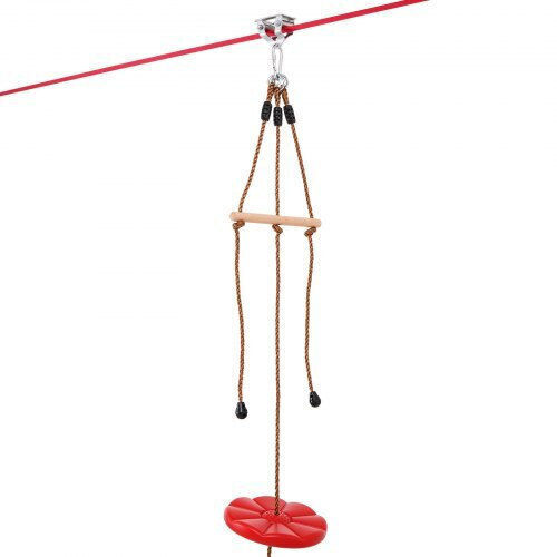 Σετ Zipline Vevor 65 Ft Παιδιά & Ενήλικες Έως 500 Lb Ζώνη Ασφαλείας Κάθισμα & Χειρολαβή Sshstj65ycnl00vv5v0