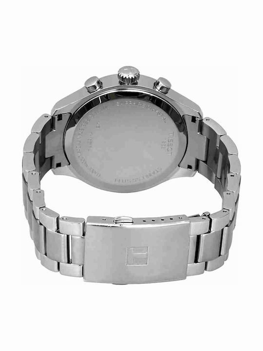 Tissot Chrono XL Classic Men's Watch 45mm Battery Chronograph with Silver Metal Bracelet