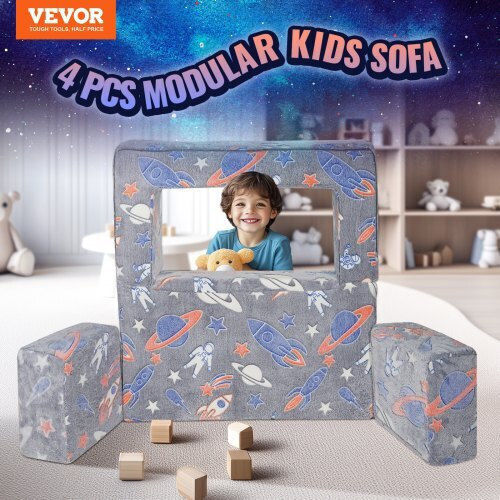 Kindersofas Gray 4Stück